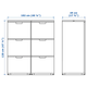 Комод GALANT 102x120 см IKEA 893.041.02 белый - изображение 5