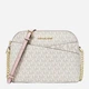 Сумка кросс-боди через плечо женская маленькая Michael Kors Jet Set Travel Medium Logo Dome Crossbody Bag 35F1GTVC7B Бежевая (194900656358) - изображение 1
