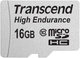 Karta pamięci Transcend microSDHC 16GB Class 10 High Endurance + adapter SD (TS16GUSDHC10V) - obraz 1