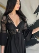 Туника-халат для пляжа Z.Five 32002 черный (бедра 99-102) 40 (L) - изображение 3
