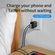 Сетевое зарядное устройство Baseus 2хUSB 10.5W Speed Mini Black (Baseus_CCFS-R01) - изображение 5