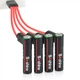 Аккумуляторы AAА -4 штуки, Li-Ion Soshine на 1.5V- 1100 mWh, зарядка USB-C - изображение 1