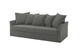 Диван 3-х местный HOLMSUND IKEA 595.169.40 темно-серый - изображение 1