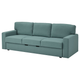 Диван 3-місний BARSLOV IKEA 305.415.82 сіро-бірюзовий - зображення 1