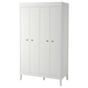 Шкаф IDANAS 121x211 см IKEA 604.588.35 белый - изображение 1