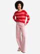 Jeansy rurki damskie z wysokim stanem Big Star Atrea 601 W26L30 Czerwone (5900714826871) - obraz 4