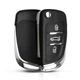 Корпус викидного ключа для Citroen C1 C2 С3 С4 Berlingo Galakeys 3 кн батарейка на корпусі лезо HU83 (05-43) - зображення 3