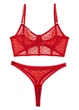 Женский комплект нижнего белья Touch of Elegance (1591-70-01) Красный 70В No Brand (70В-75В) - изображение 6