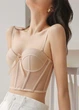 Женский комплект белья с бюстгальтером-корсетом и трусиками Elegant Bow (1586-75-02) Бежевый 75В Red Apple - изображение 3