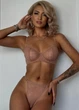 Женский комплект нижнего белья в сеточку Simple Elegance (1590-80-02) Кофейный 80В No Brand (80В-85В) - изображение 4