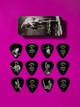 Набор медиаторов Dunlop JH-PT06M Jimi Hendrix Silver Portrait Pick Tin Medium 12шт (R119191) - изображение 5