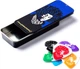 Набор медиаторов Dunlop JVHPT03M Van Hamersveld Jimi Hendrix Pick Tin Medium 6 шт (R121913) - изображение 1