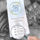 Набір з 4 чохлів на скандинавські стільці, Domidekor Velvet Palm leaves, універсальний, еластичний велюр (3853) сірий - изображение 3