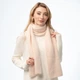 Шарф женский JUDYT 225-633 LuckyLOOK 26х165 Бежевый - изображение 6
