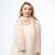 Шарф женский JUDYT 225-633 LuckyLOOK 26х165 Бежевый - изображение 7
