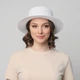 Шляпа LuckyLOOK женская канотье 817-860 One size Белый - изображение 2