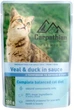 Влажный корм для кошек Carpathian Pet Food телятина с уткой в соусе "Veal & duck in sauсe" 100г х 24шт - изображение 2
