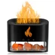 Увлажнитель воздуха UKC Docsal Flame black 3in1 соленые камни / лампа - изображение 1