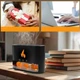 Увлажнитель воздуха UKC Docsal Flame black 3in1 соленые камни / лампа - изображение 4