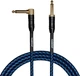 Кабель інструментальний Cascha CCP-G2ABL6 (Professional Line Guitar Cable, Tweed Blue, 6 м) - зображення 1