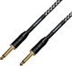 Кабель інструментальний Cascha CCP-G2SBK3 (Professional Line Guitar Cable, Tweed Black, 3 м) - зображення 2
