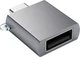Адаптер Satechi Aluminum Type-C to USB-A 3.0 Adapter Space Gray (ST-TCUAM) - зображення 1