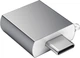Адаптер Satechi Aluminum Type-C to USB-A 3.0 Adapter Space Gray (ST-TCUAM) - зображення 3