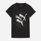 Футболка бавовняна жіноча Puma Graphics Branded Leaf Tee 68508201 S Black з принтом (4067984234834) - зображення 4