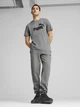Футболка хлопковая длинная мужская Puma Ess No. 1 Logo Tee 68253203 M Medium Gray Heather с принтом (4067983297151) - изображение 3