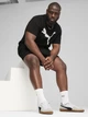 Футболка хлопковая длинная мужская Puma Ess Tee 68253601 S Black с принтом(4067983302121) - изображение 3