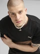Футболка хлопковая длинная мужская Puma Ess Small Logo Tee 68253801 M Black (4067983302268) - изображение 4