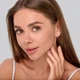 Золотые серьги Minimal 020184-ж - изображение 2