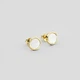 Серебряные серьги с позолотой Minimal E5700 - изображение 1