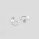 Серебряные серьги Minimal DE7538 - изображение 3