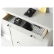 Тумба для взуття HEMNES 89x127 см IKEA 201.695.59 білий - изображение 10