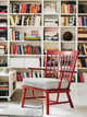 Крісло PERSBOL IKEA 705.259.19 сірий/червоний - зображення 5