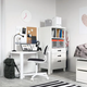 Книжкова шафа SMASTAD/PLATSA IKEA 493.878.06 білий - зображення 4