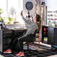 Комп'ютерний стіл MICKE 105х50 см IKEA 804.898.50 антрацит/червоний - зображення 2