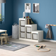 Стелаж TROFAST з контейнерами 99x44x94 cm IKEA 593.293.78 сірий - зображення 2