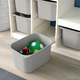 Стелаж TROFAST з контейнерами 99x44x94 cm IKEA 593.293.78 сірий - зображення 3