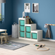 Стелаж TROFAST з контейнерами 99x44x94 cm IKEA 193.293.80 блакитний - изображение 2