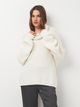 Свитер вязаный женский Massimo Dutti 5615518712p07 L Белый (1000000043786) - изображение 1