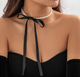 Чокер перли з стрічкою на шию, прикраса кольє Fashion Jewerly (SVS) - зображення 1