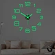 Настенные часы BauTech с флуоресцентными цифрами 60-90см Зеленый (1015-004-00) - изображение 2