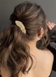 Набір шпильок Fashion Jewerly для волосся 6 ШТ для дівчаток на танці та конкурси, в школу зі стразами та перлинами, золотистий колір (SVS) - зображення 3