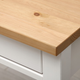 Комп'ютерний стіл HEMNES 120x47 см IKEA 305.349.54 біла морилка/імітація дуб - зображення 6