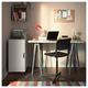 Тумба на колесиках ALEX IKEA 295.419.41 белый - изображение 2