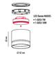 Светильник точечный накладной-врезной без лампы MAXUS Downlight Base GX53 Black 2in1 - изображение 3