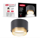 Светильник точечный накладной-врезной без лампы MAXUS Design Downlight Base GX53 Black Golden 2in1 - изображение 1