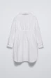 Подростковое платье-рубашка для девочки Zara 3333/038 140 см Белый - изображение 2
